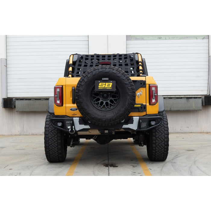 Smittybilt C-RES2 HD Cargo Restraint System - 2" Black Diamond Web (21+ Bronco 4DR) Model 591135