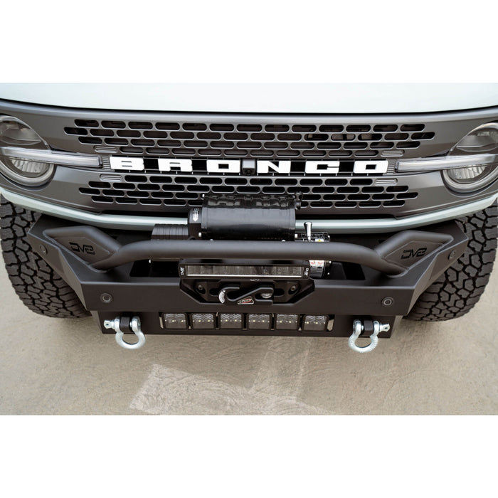 DV8 Offroad 2021-2025 Ford Bronco Fs-15 Series Winch Front Bumper Model FBBR-02