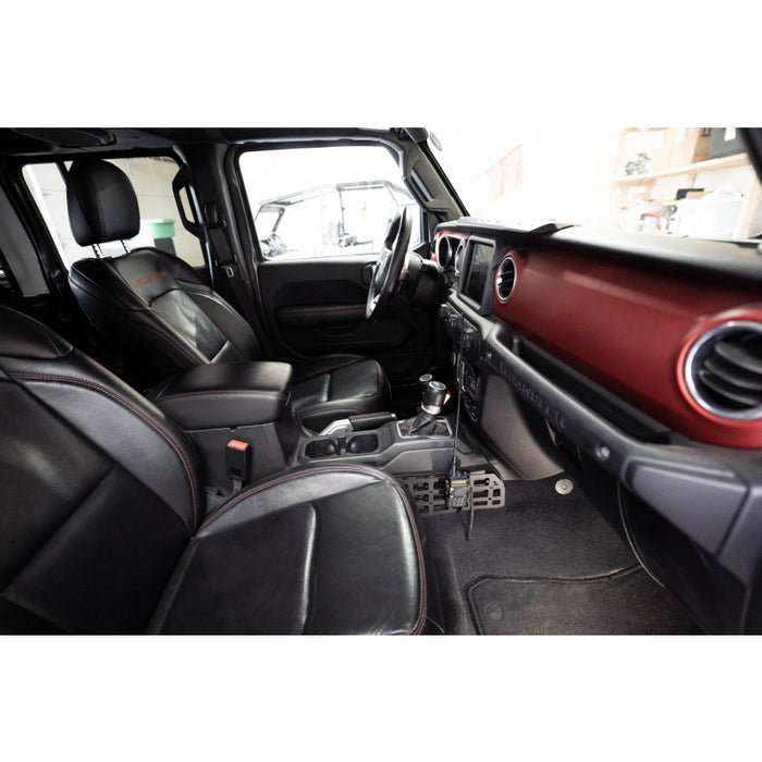DV8 Offroad 2018-2025 Jeep Wrangler JL JLU Gladiator JT Center Console Molle Panels Model CCJL-01