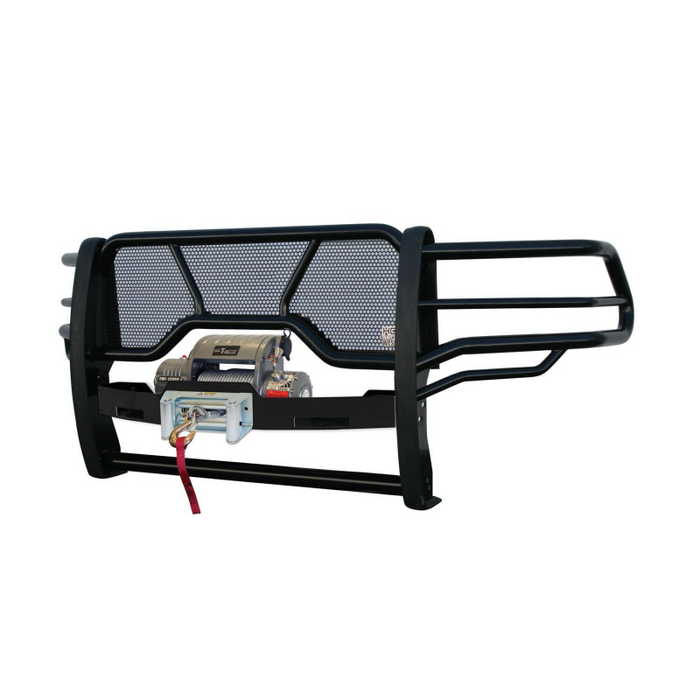 Westin HDX 1-Piece Winch Mount Grille Guard Black Steel Model 57-93555
