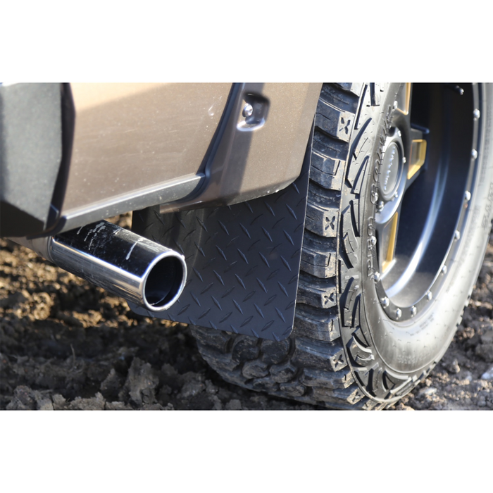 Dee Zee BlackTread Aluminum Mud Flaps Model DZ1808TB