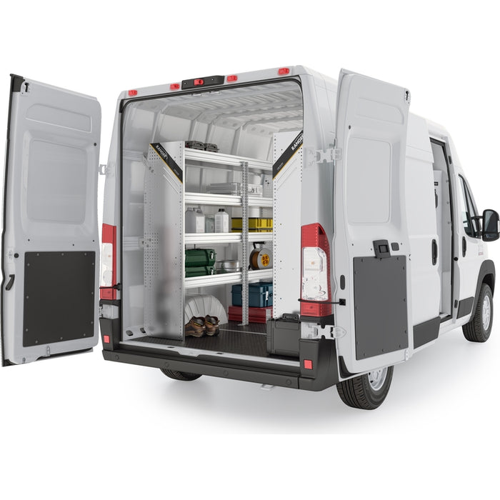 Ranger Design Aluminum Van Shelving Package for RAM ProMaster - 118" and 136" Wheelbase Model RPS-27