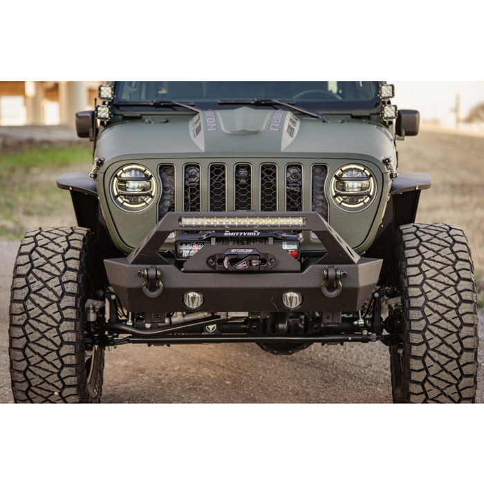 DV8 Offroad 2018-2025 Jeep Wrangler JL JLU Gladiator JT Heat Dispersion Hood Non-392 or Non-Mojave Model HDMBJL-01
