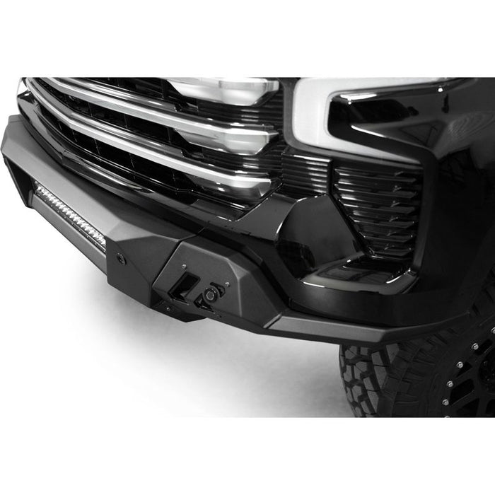 Addictive Desert Designs Chevy Silverado 1500 Black Label Front Bumper Model F140300010103