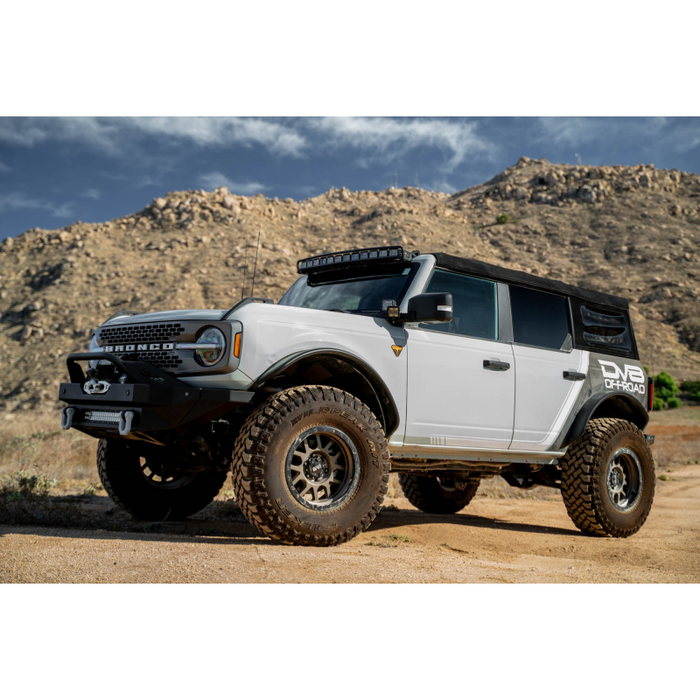 DV8 Offroad 2021-2026 Ford Bronco A-Pillar Dual Light Pod Drop Mounts Model LBBR-08