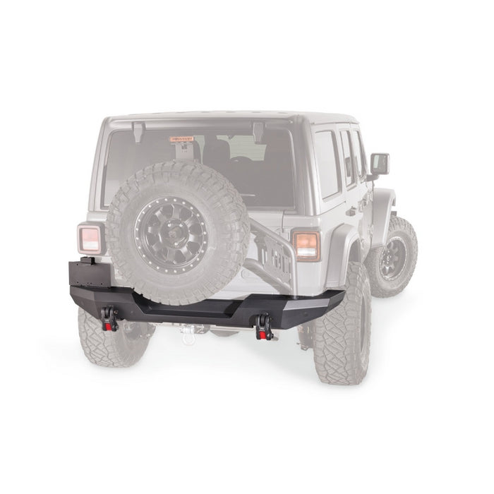 Warn Elite Rear Bumper Jeep JL With Tire Carrier Mount To Accept Tire Carrier Model 102410