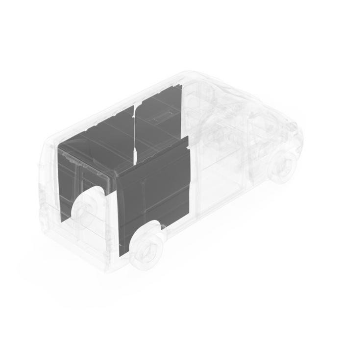 LEGEND DuraTherm Wall Liner ONLY - RAM ProMaster 118" Wheelbase Cargo Van Low Roof- White - Single Side Door Model 624-114-2614