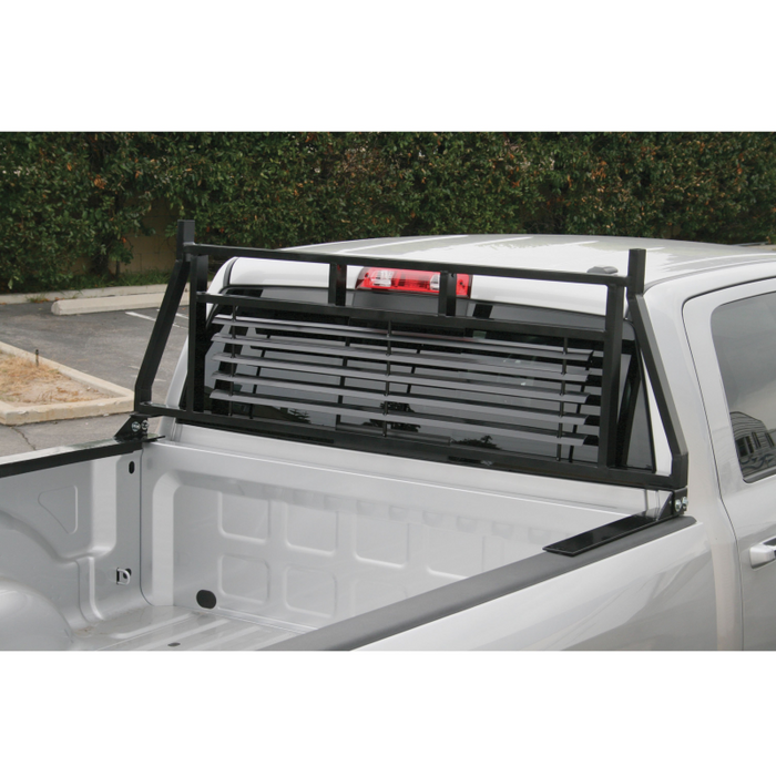 ARIES Classic Black Steel Headache Rack, Fits Select Chevrolet, Ford, Dodge, GMC, Ram Model 111000