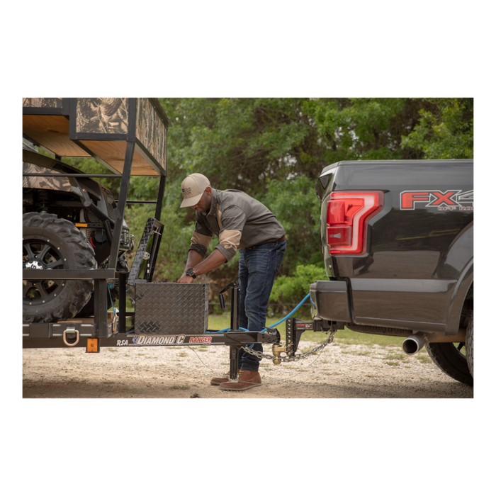 UWS Bright Aluminum Truck Side Tool Box Legs, 1 Pair Model SM-LEGS