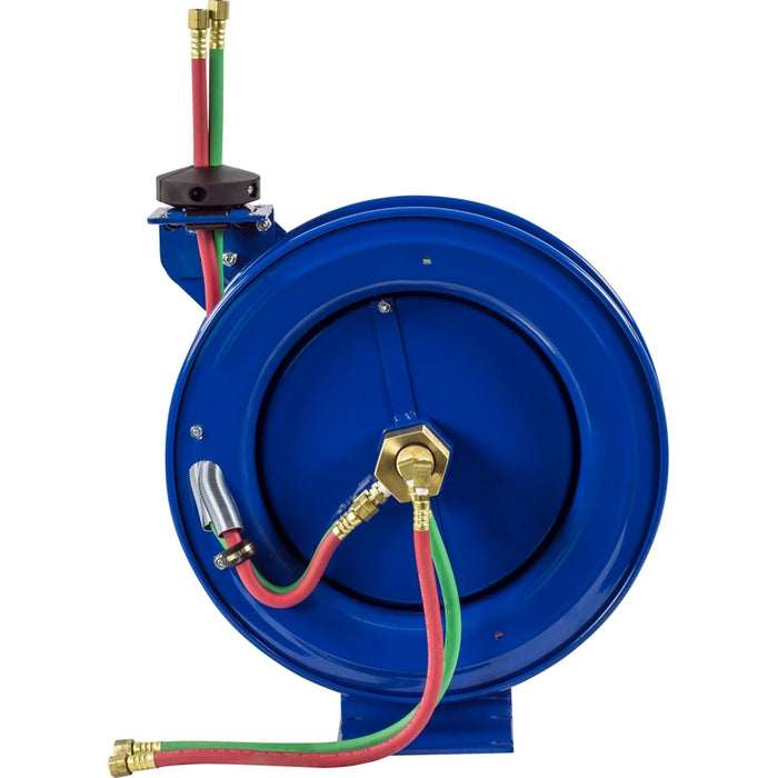 P-W Series Spring Driven Welding Hose Reel 1/4 in. x 25 ft. oxy-acet - Hose Included 200 PSI Model P-W-125