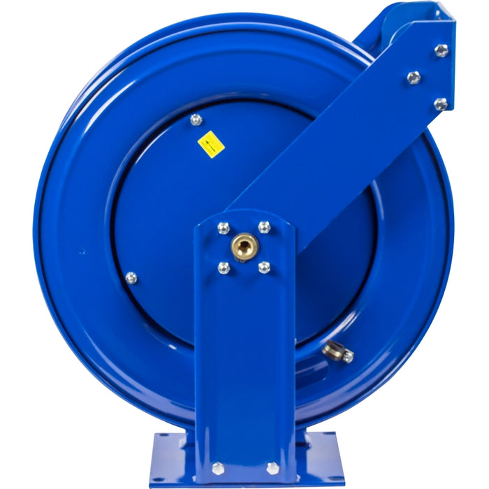 Coxreels T Series Spring Driven Hose Reel 3/8 in. x 50 ft. - No Hose 3000 PSI Dual Pedestal Triple Axles Model TMPL-N-350