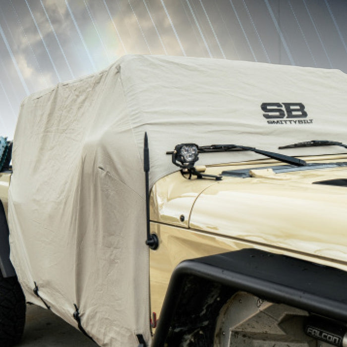 Smittybilt Cab Cover w/ Door Flaps - Gray (20+ JT) Model 1081