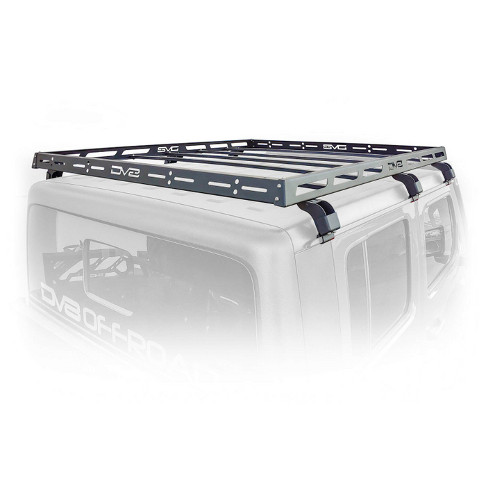 DV8 Offroad 2018-2026 Jeep Gladiator JT ,Wrangler JL 2-Doors Roof Rack Model RRJL-02