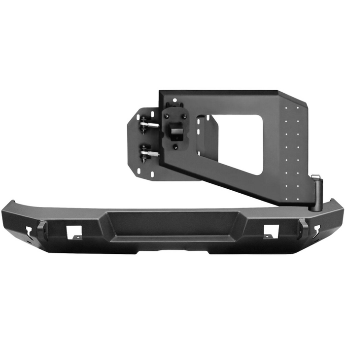 Westin WJ2 Rear Bumper w/Tire Carrier Steel Textured Black Model 59-82035