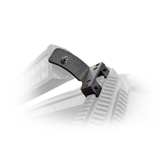 DV8 Offroad 2018-2026 Jeep Wrangler JL JLU Gladiator JT A-Pillar Mount With Rail Accessory Mount System Model D-JL-190052-PIL