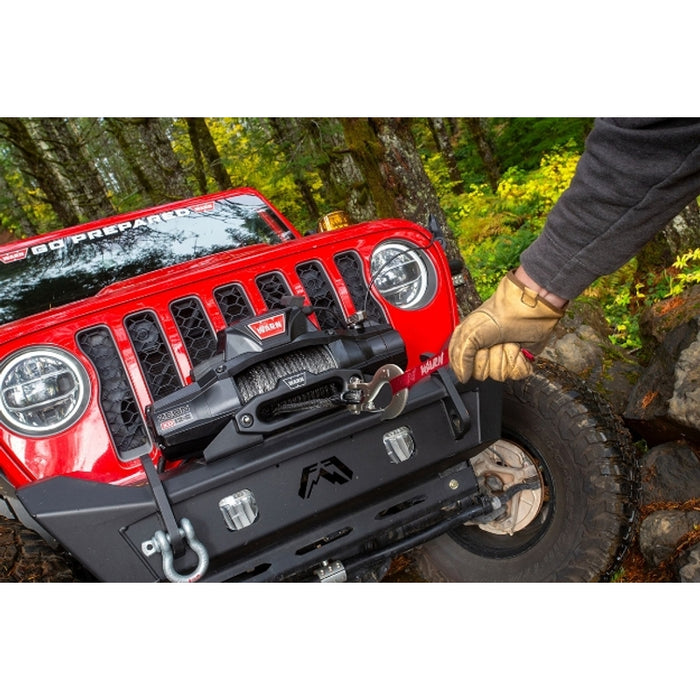 Warn Zeon XD 12-S Pull Capacity 12,000 lb, With 80' Of 3/8' Spydura Pro Synthetic Rope Model 110012