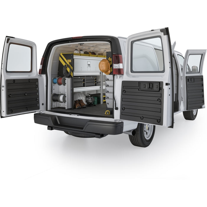 Ranger Design Electrician Van Shelving Package for Chevrolet Express 135" Wheelbase Model GSR-11