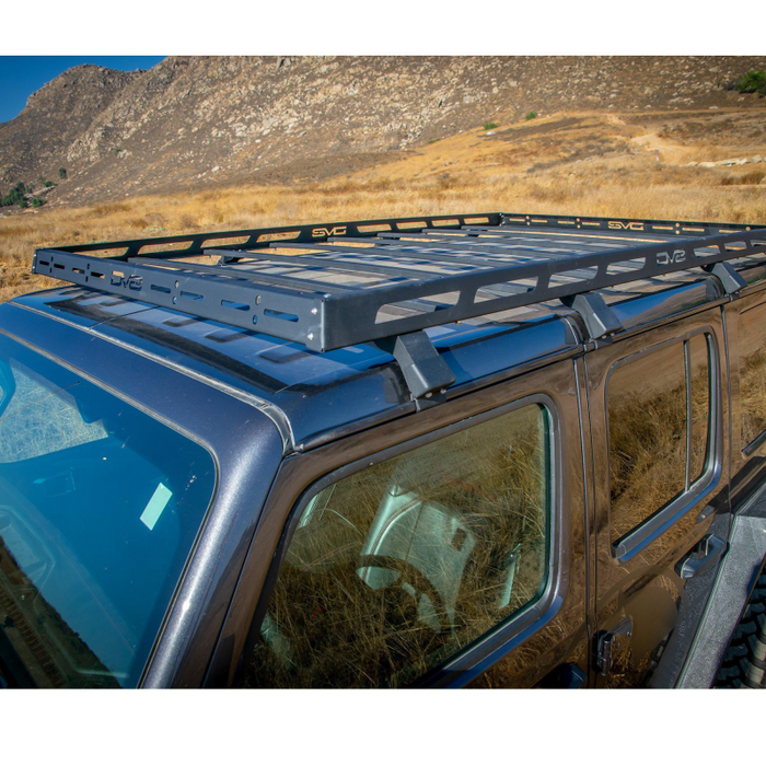 DV8 Offroad 2018-2026 Jeep Wrangler 4-Door Roof Rack Model RRJL-01