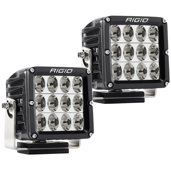 Rigid Industries D-XL PRO LED Light, Driving Optic, Surface Mount, Black Housing, Pair Model 322613