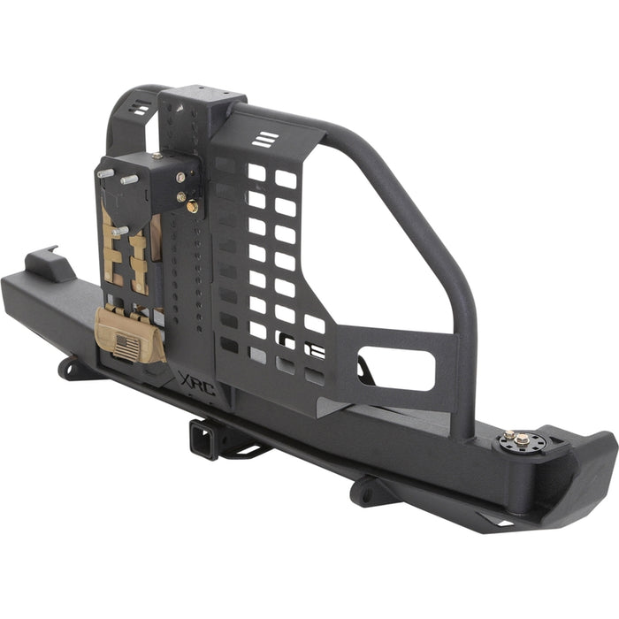 Smittybilt XRC Rear Bumper W/Hitch & Tire Carrier - Black Textured 76851 Model 76851