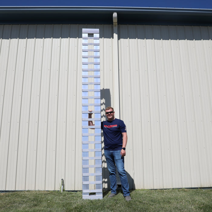 Gen-Y 1 pair Heavy Duty 12 foot Aluminum Loading Ramps 15" x 144" 4K Capacity Per Ramp Model GH-16144