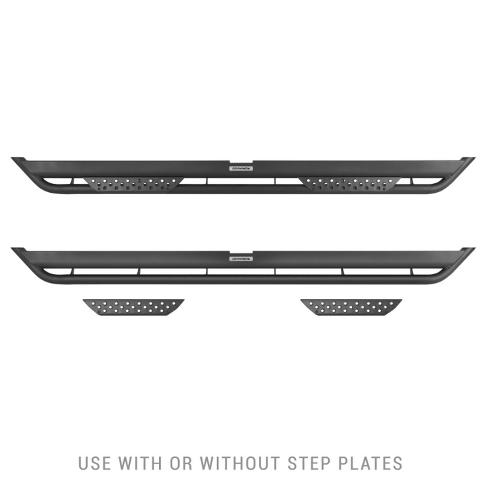 Go Rhino Dominator Xtreme DT Step Nerf Bars with Rocker Panel Mounting Bracket Kit Model DT0368T