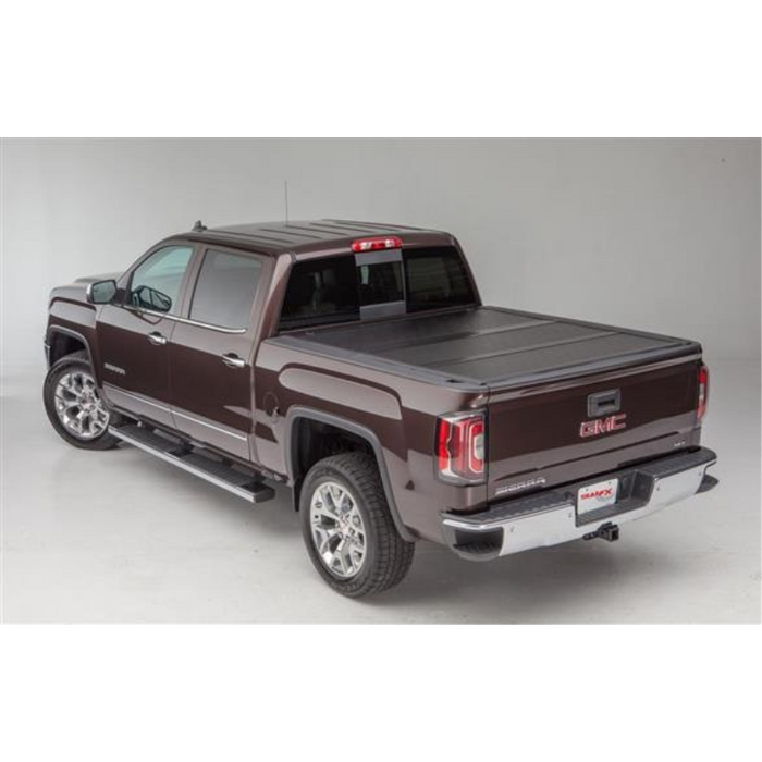 TrailFX Hard Tri-Fold Tonneau Cover Low Profile Gloss Black Plastic Model TFX1533