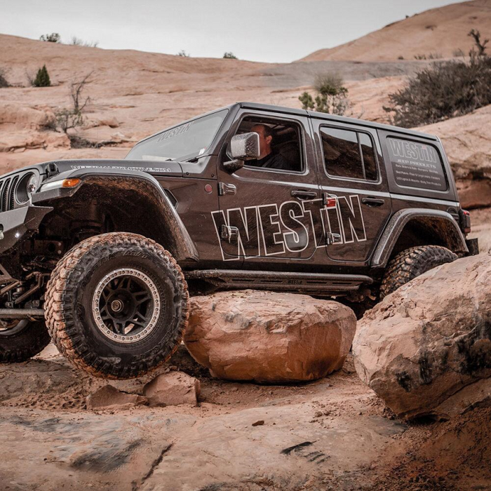 Westin Triple Tube Rock Rail Running Boards Textured Black Finish Model 42-6025