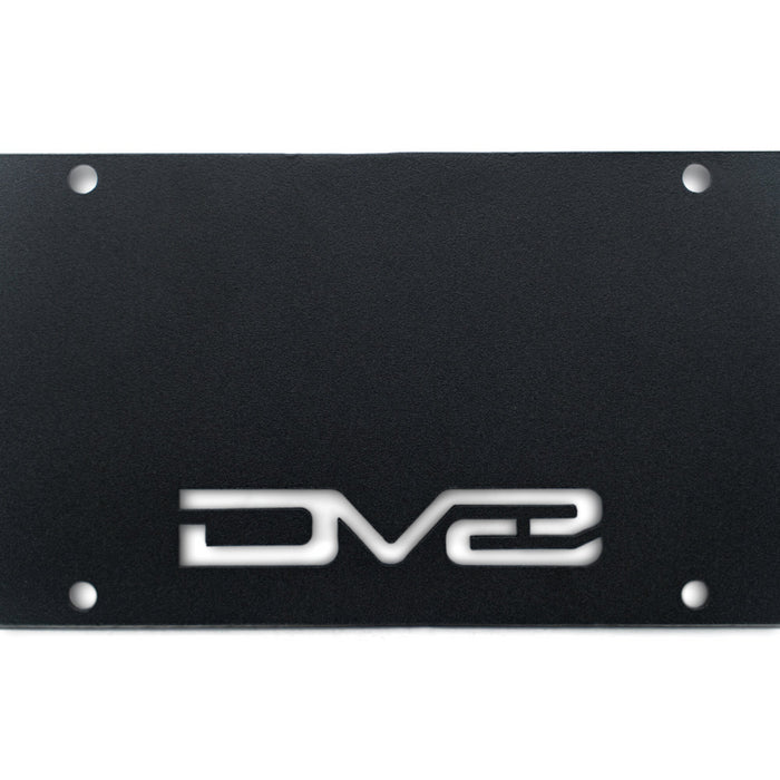 DV8 Offroad 2021-2025 Ford Bronco Capable Bumper Front License Plate Mount Model LPBR-04