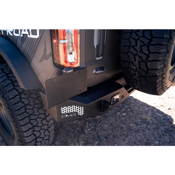 DV8 Offroad 2021-2025 Ford Bronco Mto Series Rear Bumper Model RBBR-01