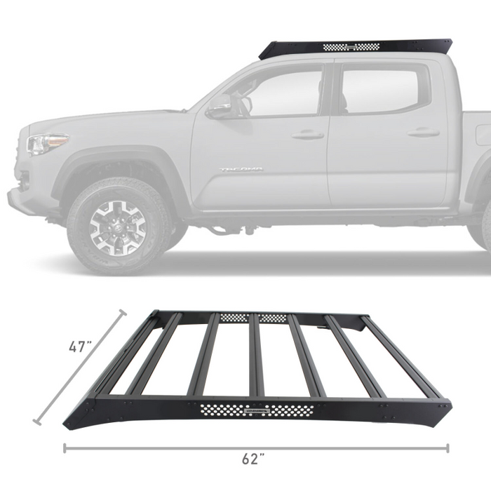Go Rhino Ceros Low Profile Roof Rack Model 5933000T