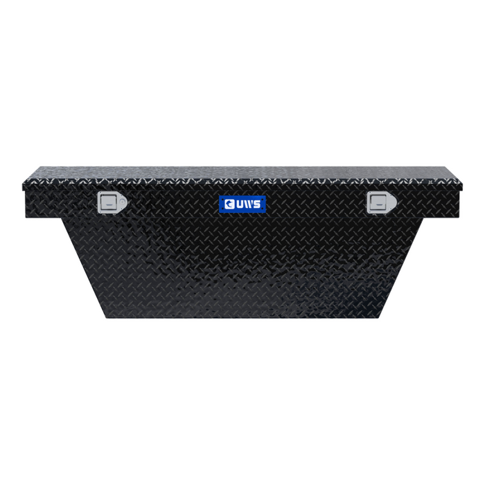 UWS 63" Deep Angled Truck Tool Box (LTL Shipping Only) Model TBSD-63A-BLK