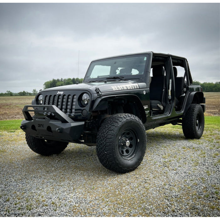 Body Armor 4x4 2007-2024 Jeep Wrangler Jk/Jl & Gladiator Jt Orion Stubby Front Bumper Model JP-19535