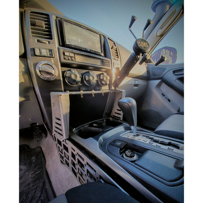 Rago Fabrication 2003-2009 4th Gen Toyota 4Runner Center Console Molle Storage Panel Model R0309T4RUCCMP-SP