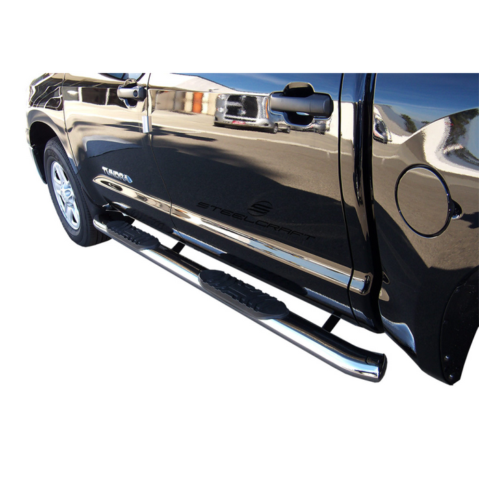 Steelcraft 5in. Oval Premium Stainless Steel Step Nerf Bars Model 433129P