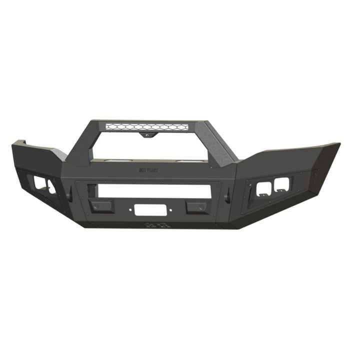 Bodyguard A2 Front Sport - W/O Sensor Cutouts W/O Mesh Grille With Camera Harness + Pod Texture Black Powder Coat Model CCR19BNTNB