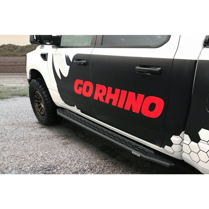 Go Rhino RB20 Slim Line Running Boards with Mounting Brackets Kit Model 69430687SPC