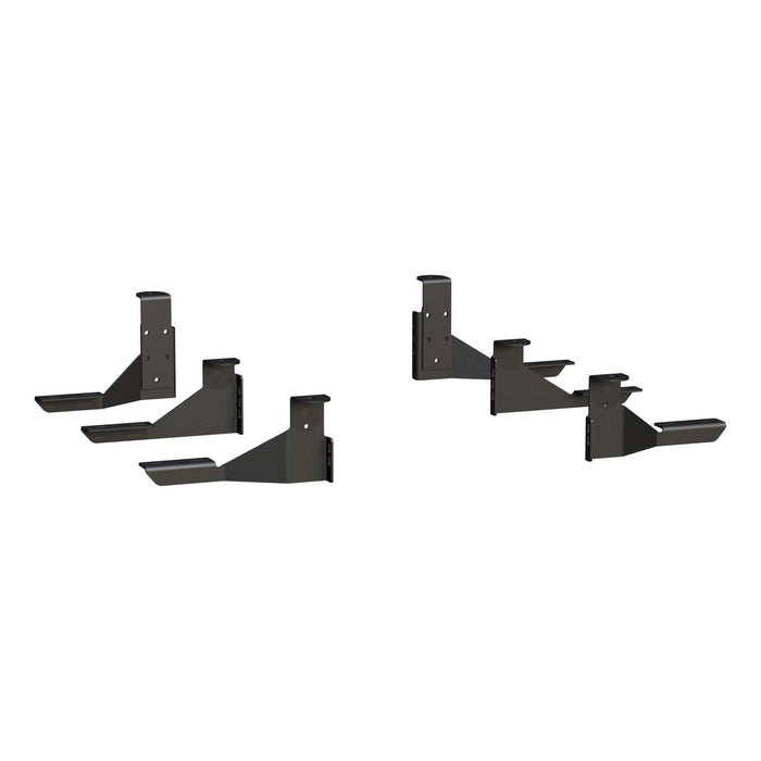 Luverne Regal 7 Black Stainless 78" Oval Side Steps Select Chevy Silverado GMC Sierra Model 277078-401113