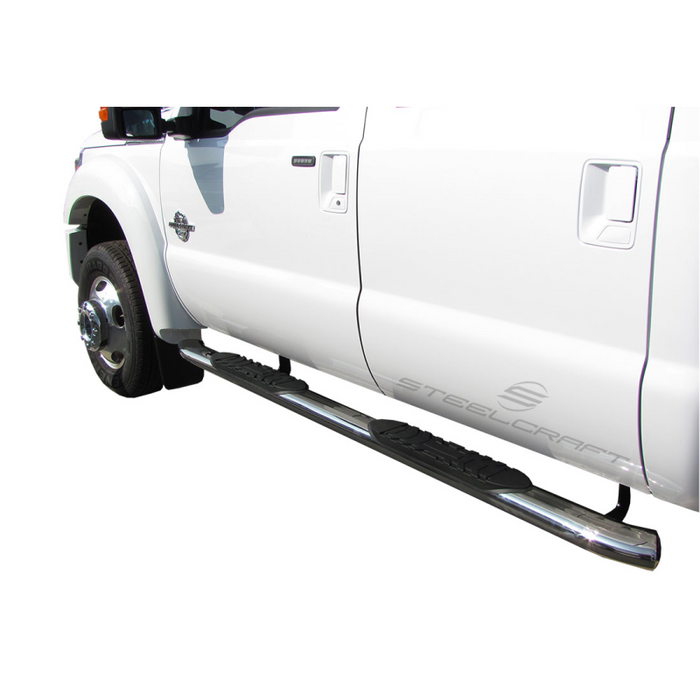 Steelcraft 5in. Oval Premium Stainless Steel Step Nerf Bars Model 412469P