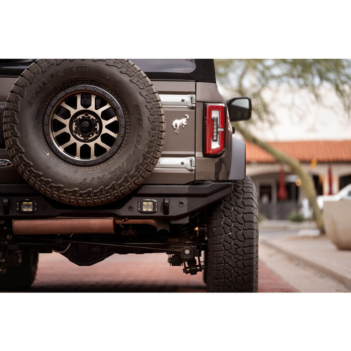 DV8 Offroad 2021-2025 Ford Bronco Fs-15 Series Rear Bumper Model RBBR-02