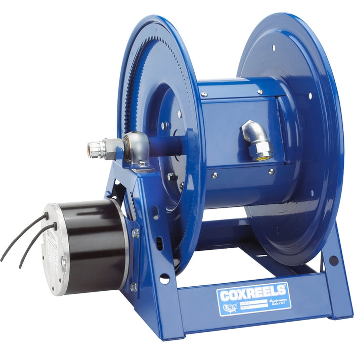 Coxreels 1125PCL Series 12V DC 1/3 HP Motorized Cord Reel 12 AWG x 250 ft. - No Cord 600V 45 Amps Model 1125PCL-8M-E