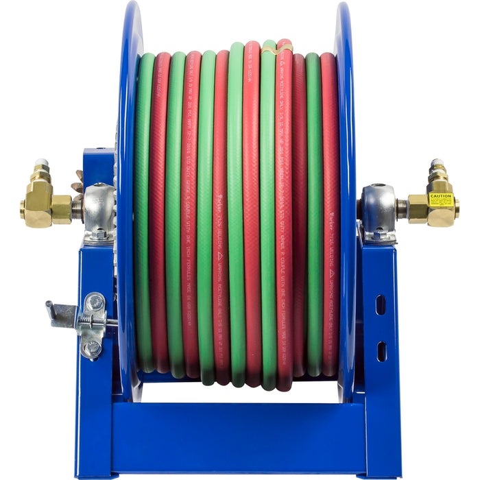 Coxreels 1275W Series Bevel Geared Hand Crank Welding Dual Hose Reel 3/8 in. x 150 ft. T-Grade - No Hose Model 1275WT-3-150-C
