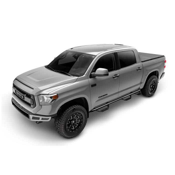 N-Fab Wheel To Wheel Side Steps Gloss Black Steel Model F09102CC-6