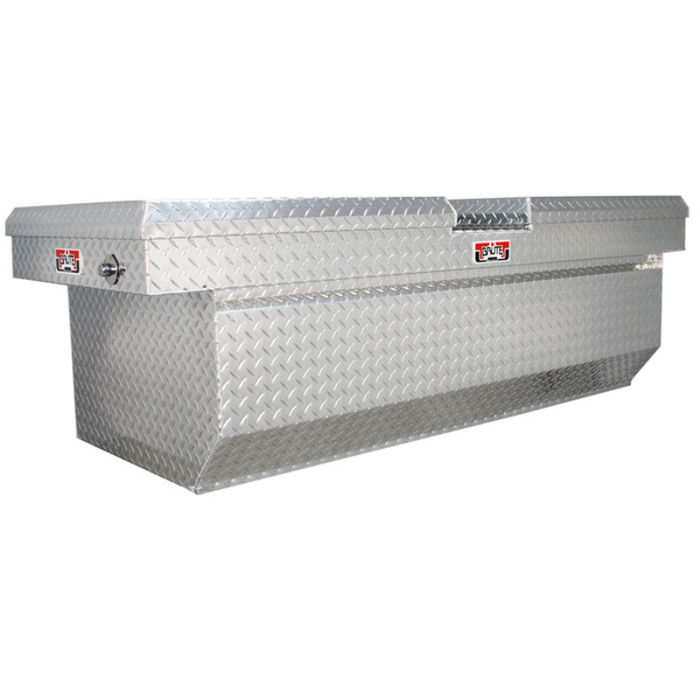 Brute Crossover Tool Box Gull Wing Lid Bright Aluminum Full Size Extra Deep / Extra Wide W/ Slant Model RB158GW