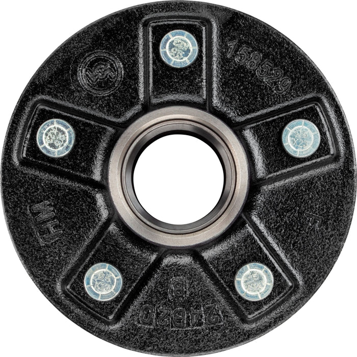 CURT Trailer Idler Hub Assembly - 2,200-lb. 5 on 4-1/2", 13-15" Wheel Size, 1/2" Studs Model 2024029111