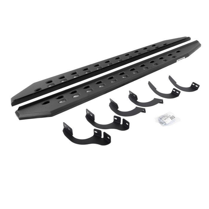 Go Rhino RB20 Slim Line Running Boards with Mounting Brackets Kit Model 69442568SPC