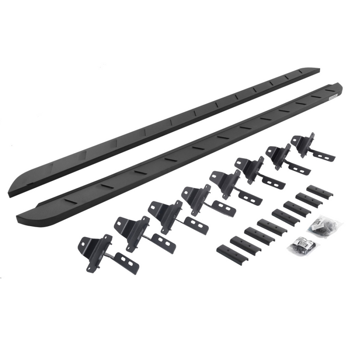 Go Rhino RB10 Slim Line Running Boards with Mounting Brackets Kit Model 63451687SPC