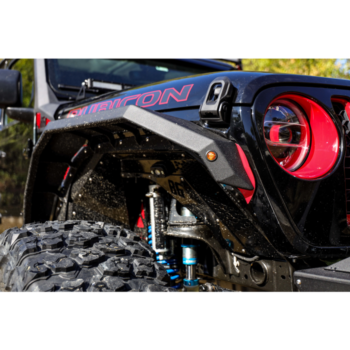 Bodyguard Gladiator Fender System - Narrow Version Front And Rear Liners And Fender Flares Texture Black Powder Coat Model 51351T