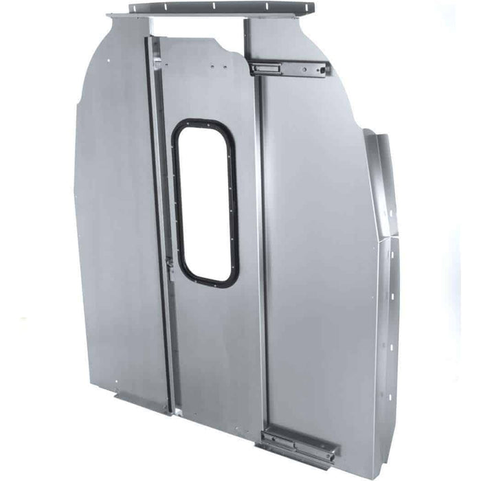 Ranger Design Aluminum Straight Sliding Door Partition for Mercedes Sprinter High Roof 144" & 170" Wheelbase w/ Polycarbonate Window Model 3068-DH