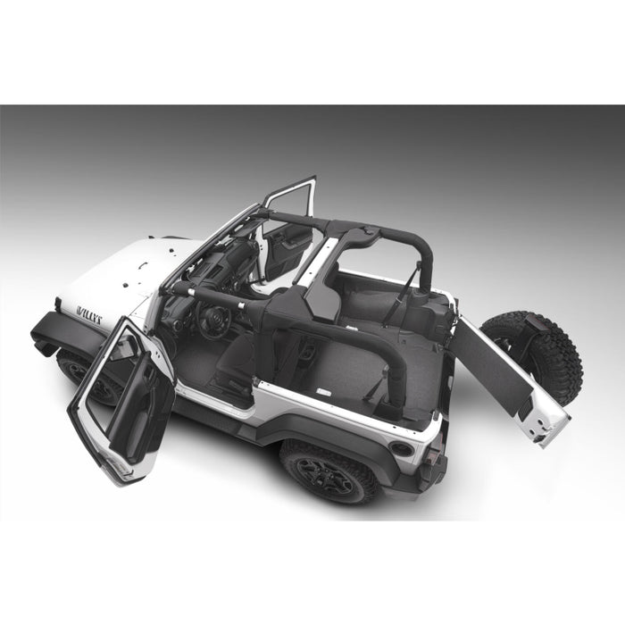 Husky Liners Jeep Bedtred 2Dr Rear 5Pc Cargo Kit (Inc Tlgte & Tub Liner) Model HBTJK07R2